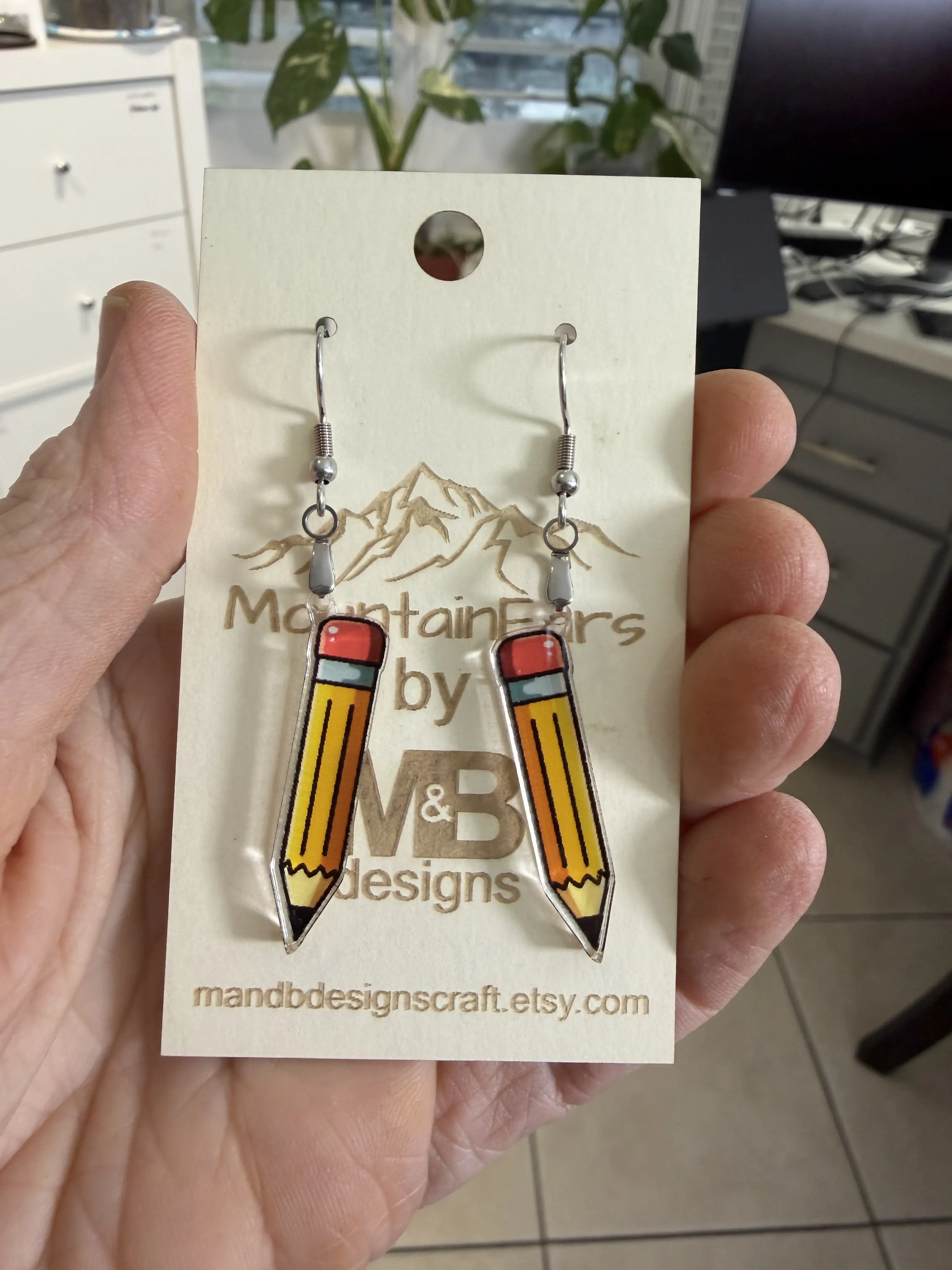 Pencil Earrings
