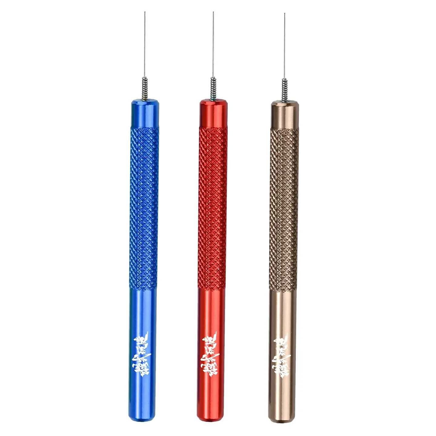 ANSAI 3-Piece Mini Precision Hobby Tool Set with 3-Color Metal Applicator Needles for Adhesive Dispensing