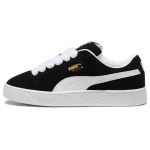 Puma Suede XL 'Black White' Men's Classic Sneakers with Bold Oversized Silhouette Durable Suede Upper & Cushioned Sole Ideal for Wide Feet Round Toe Laces All Seasons