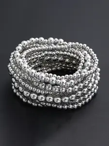 Elegant Minimalist Beadeds Bracelet, Fashionable Jewelry for Women & Girls, Trendy All-match & Exquisite Jewelry for Birthday Gift, Stackable Bracelets