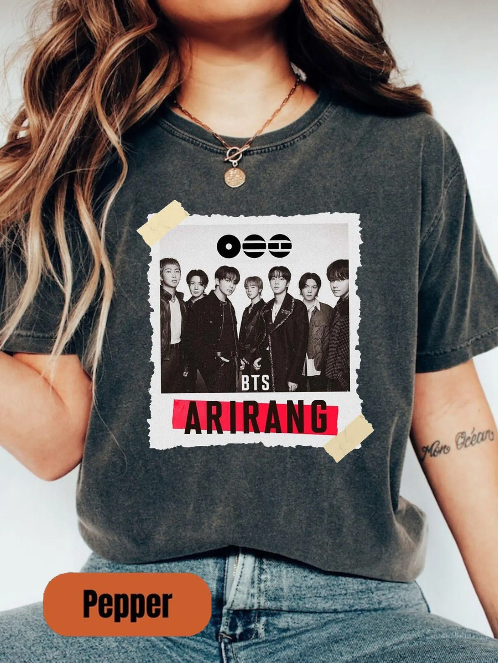 Korean Music Tour Arirang Shirt, Kpop Inspired Graphic Tee, Unisex Concert Merch Outfit