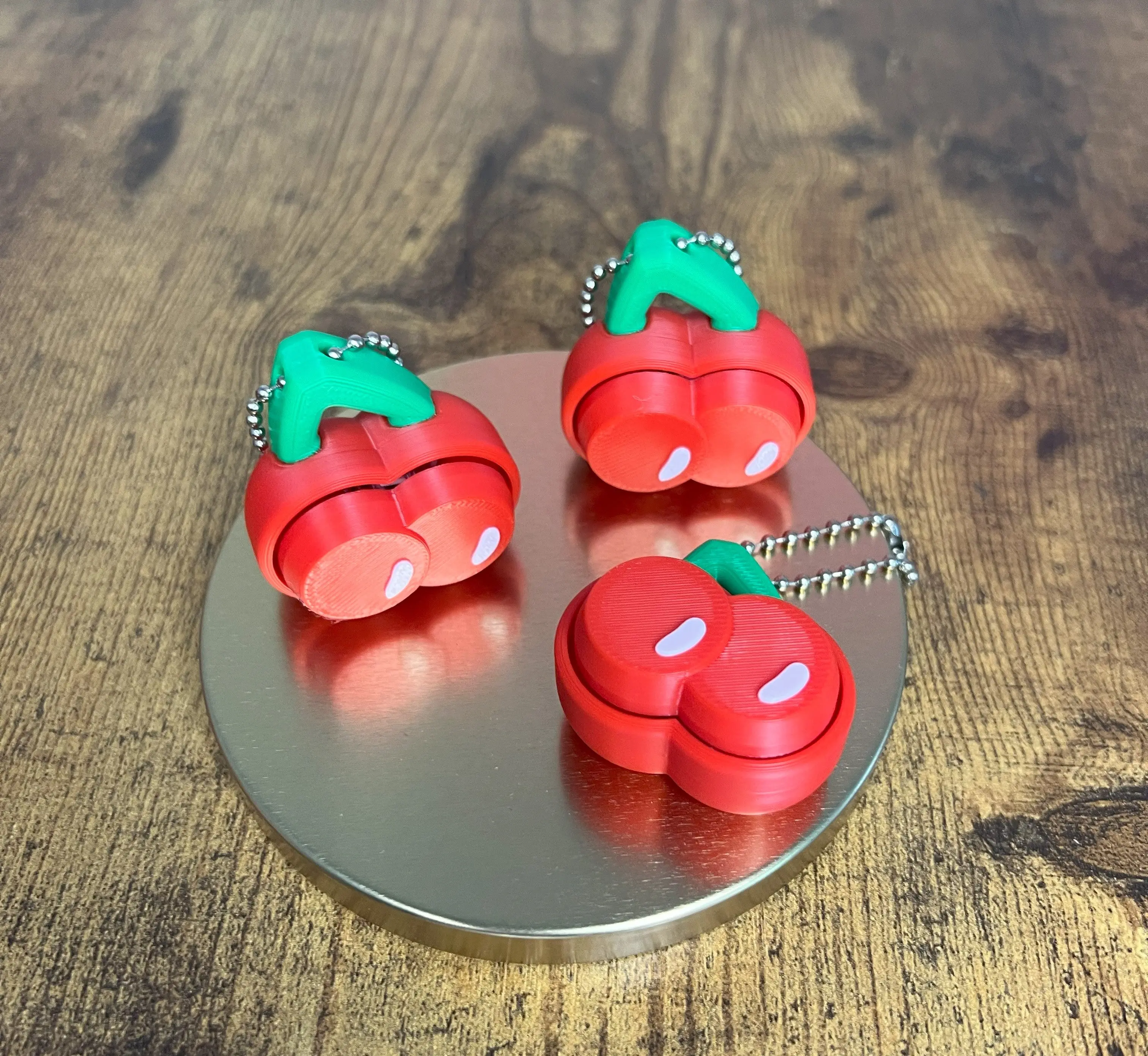 Fruit Clicker Fidget Toy/ Cherry