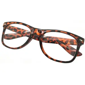 Leopard Clear Glasses
