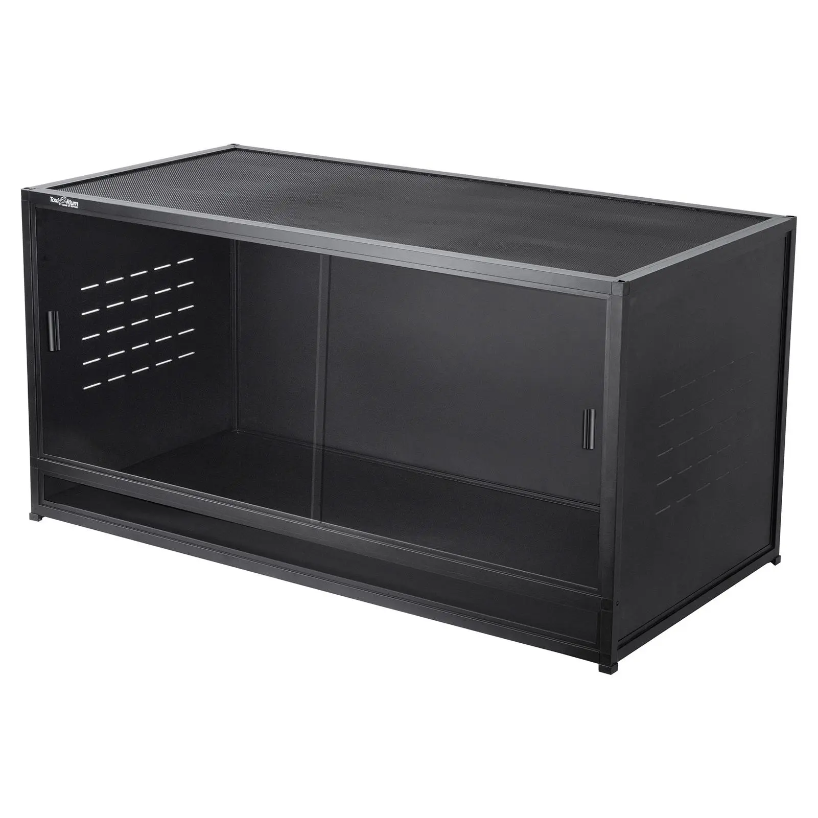 Reptile Tank 44''x20''x20'' ToxiRium Large PVC Reptile Enclosure 76 Gallons for Bearded Dragon Gecko Lizard Snake, Wide Lounge Vivarium Area with Sliding Doors Lock