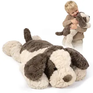 MOREFEEL AI Talking Plush Toy Dog with Smart Interactive Features or Classic Soft Stuffed Puppy – Washable Plush Toy for Kids Boys & Girls