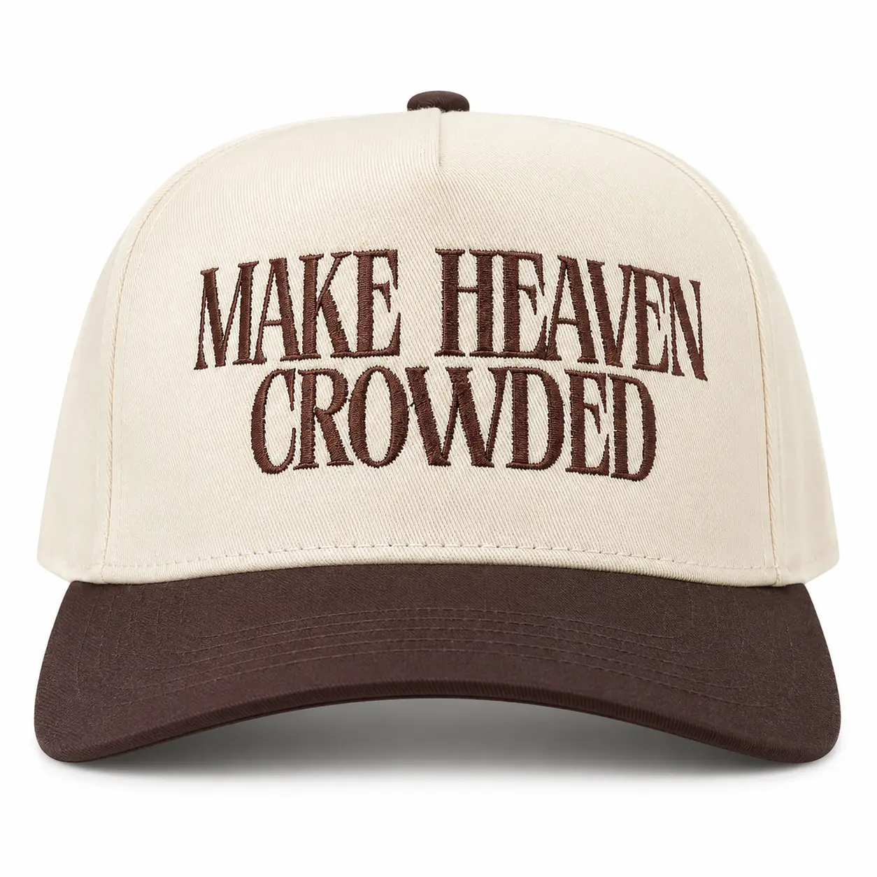 MAKE HEAVEN CROWDED Trucker Hat| Embroidered Christian Cap| Adjustable Snapback for Men & Women| Perfect Faith-Based Gift#christiangangift#gift#fashion#cap#trucker hat, Hats For Women, Mens Hats