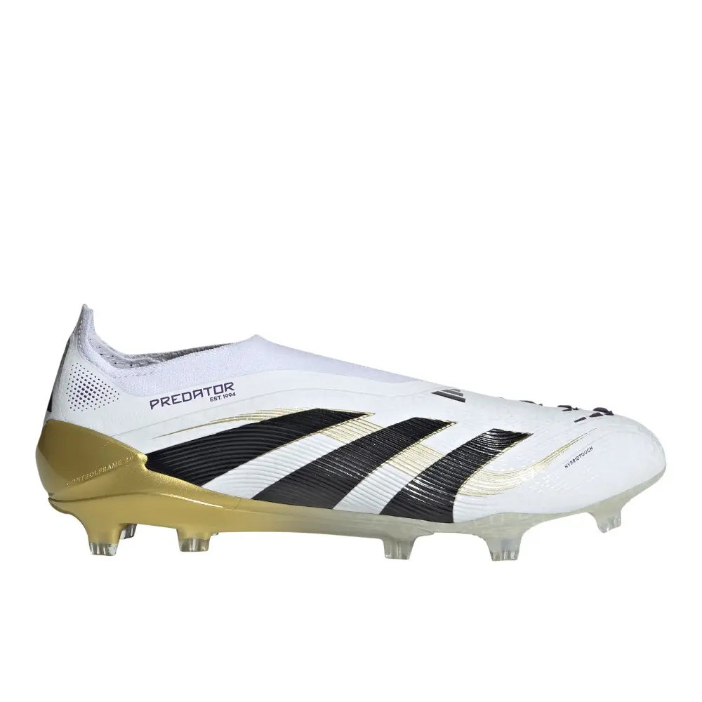 adidas Mens Predator Elite Laceless Firm Ground Soccer Cleats  - White