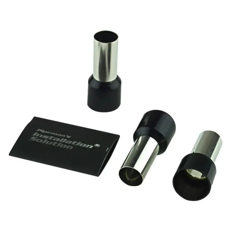 Installation Solution 0 Gauge Wire Ferrules with Heat Shrink 10 Pack ISX-TFK-0