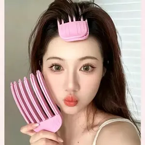 Fluffy Hairpin Curling Bangs Clips Hair Roots Volumizing Hair Clips Women Curling Fixed Shape Clips Fashion Volume Hair Roller Hair Styling Tool