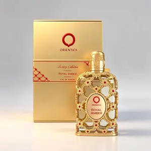 Royal Amber Eau De Parfum | Warm Vanilla Amber Musk Perfume | Long Lasting Arabic Fragrance for Women & Men