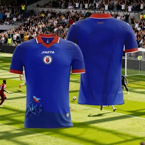 2026 Haiti Blue White And Red Soccer Jersey