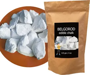 Belgorod Edible Chalk – Chalk Chunks for Eating, Pica Cravings, and ASMR – Hand-Picked, Pure, and Additive-Free – 4oz (115g)