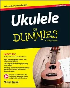 USED-Ukulele for Dummies by Wood, Alistair (Paperback)