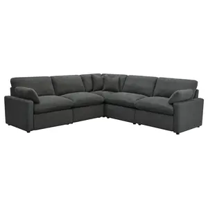Collins Modular Power Reclining Sectional Dark Grey