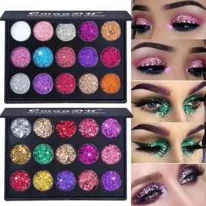 Diamond EyeShadow Palettes Set Makeup Each Color Is Full Of Vitality And Glittering Metal Pearl Effect Suitable For Festival Stage