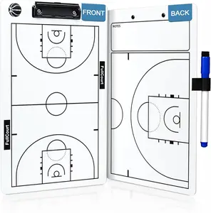 Basketball Coaching Board 2026 Version Double-Sided Basketball Clipboard Coaches Dry Erase White Board Coaches