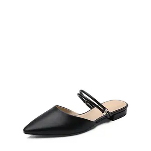 Dream Pairs Women's Pointed Toe Two-Way Slip on Mules
