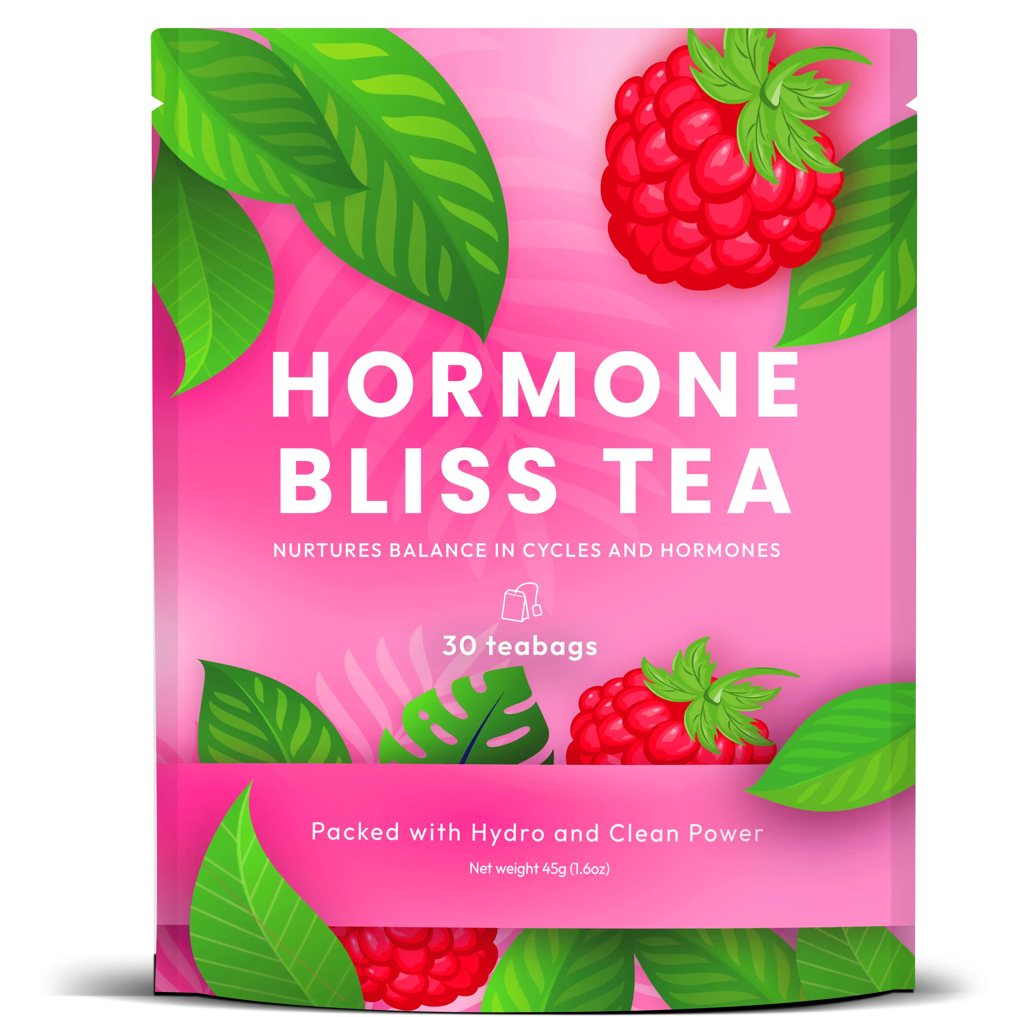 Hormone Bliss Tea  Loose Leaf– Organic Blend for Hormone Balance Natural Herbal Tea for Women, Menstrual & PMS Support with Raspberry Leaf, Spearmint & more Milk Thistle Tea Beverage