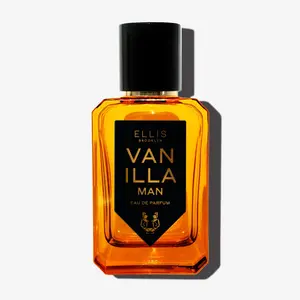 ELLIS BROOKLYN Vanilla Man Eau De Parfum 50ml - Gourmand Woods Scent with Bergamot & Vanilla Absolute for Men
