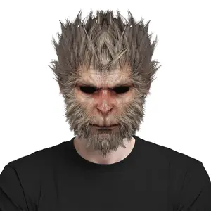 Black Myth Wukong - Latex Mask Quetzalcoatl Mask Funny - Game - Monkey Headdress Halloween Game Cosplay Props - Headgear Mask