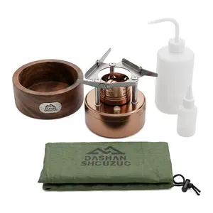 Portable Alcohol Safe Camp Stove - Multi-Purpose Camp Kitchen Essential for Camping, Outdoor Emergencies