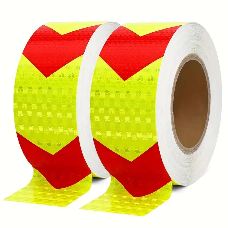 High-Visibility Reflective Safety Tape - Ensures Nighttime Protection for Vehicles, Trailers & Signs - Durable Weatherproof Film, Ideal for Automotive, Car Body, Boats & Retail Use, Reflective Sticker