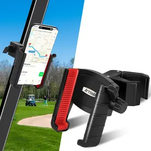 Arttodo Golf Cart Phone Mount Holder, Universal Phone Holder Compatible with iPhone, Galaxy, Google Pixel, Most Smartphones Cellphone Stand