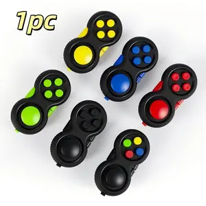 Fidget Controller Pad Game Focus Qc Toy, 1 Count Smooth Abs Plastic Fidget Stress Relief Squeeze Fun Hand Heat Interactive Adult Toys