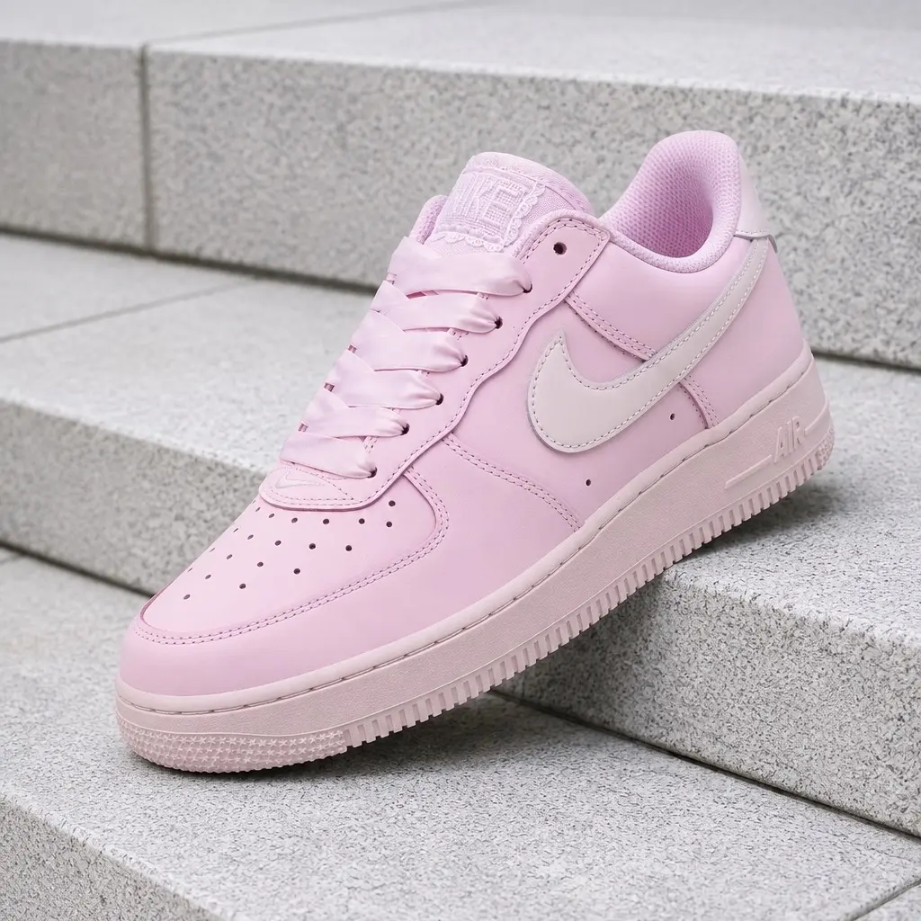 Nike Air Force 1 Low Retro Premium Ribbon Lace Pink Foam IR0871-600 Women's Fashion Sneaker New