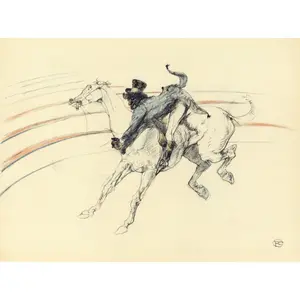 Henri de Toulouse-Lautrec, Chocolat, scene, The Circus by Toulouse-Lautrec, Limited Edition Lithograph