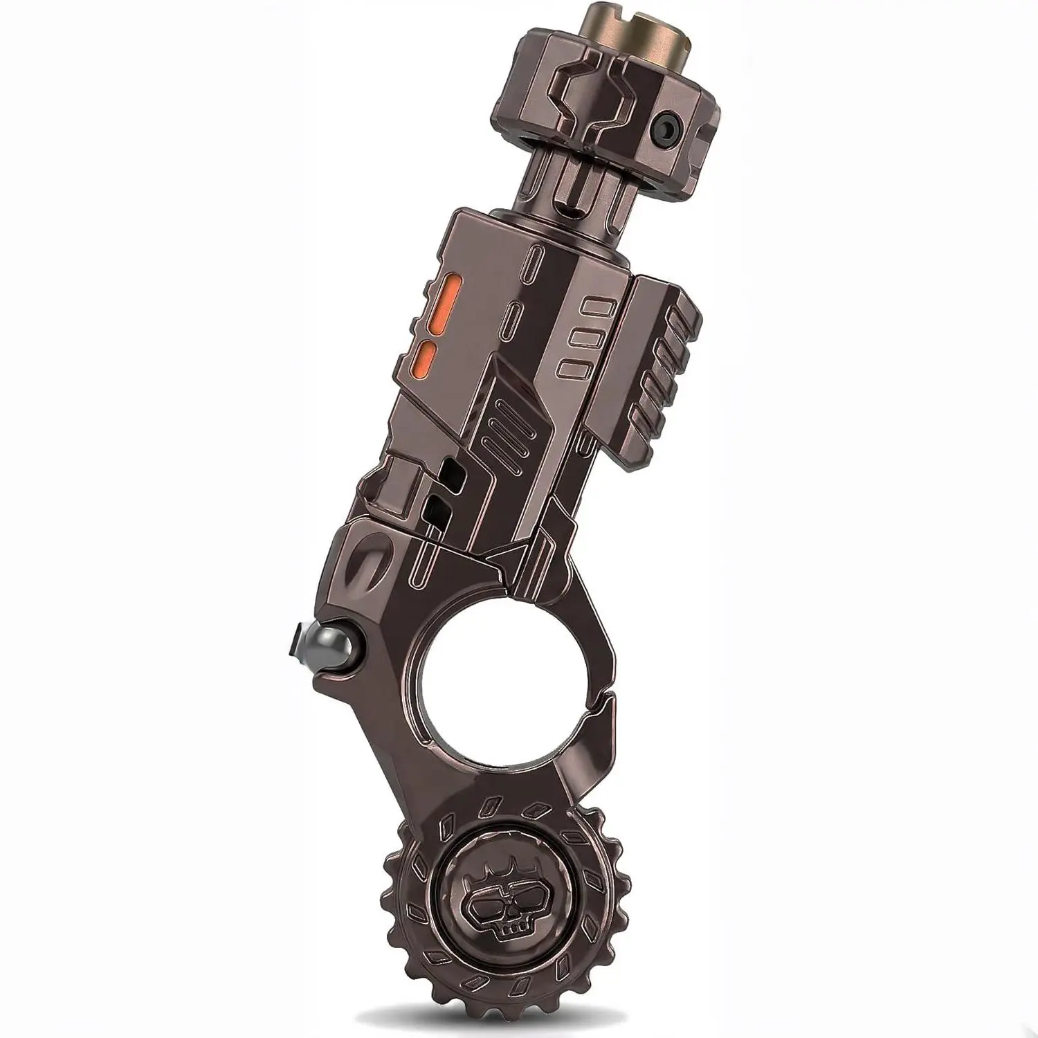 Metal Fidget Toys, Spinner Cool Novelty Fidget Toys,Alloy Metal Stress Relief Toy, 4.72-Inch Multifunctional Stress-Relief Toy EDC Anxiety Relief Gadget