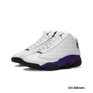Retro, stylish, trendy, versatile, wear-resistant, and slip-resistant Lakers basketball shoes