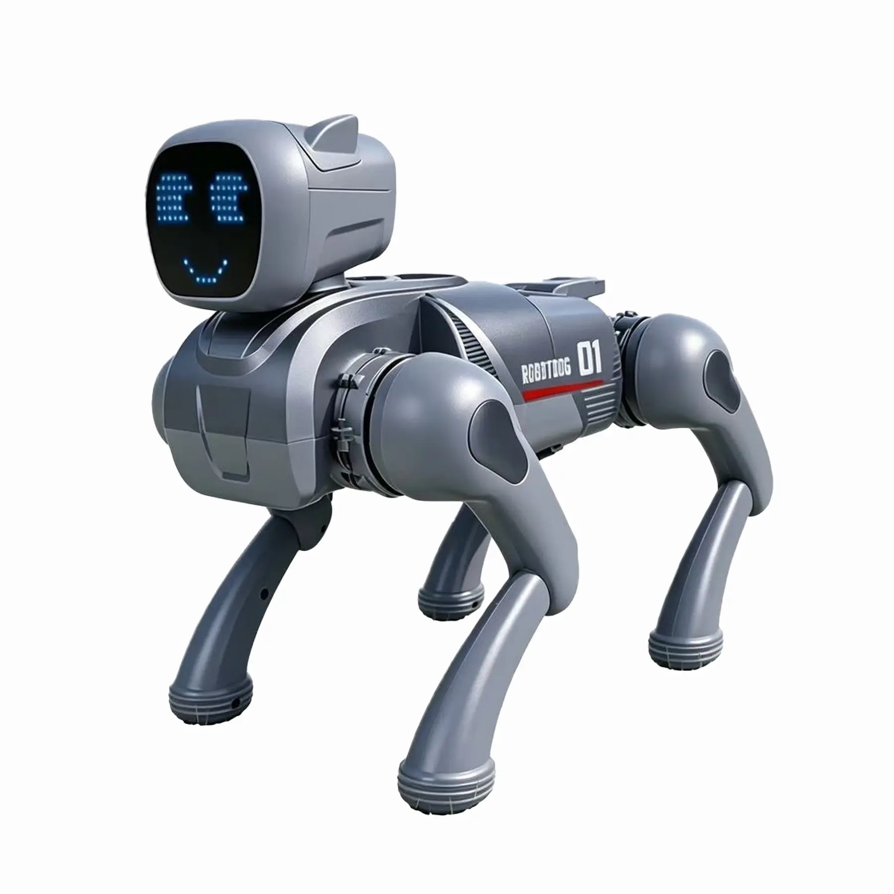 AI Smart Robot Pet Dog – Interactive Bionic Robotic Pet with RC, Voice & APP Control, 15 Actions, Electronic Toy for 3+ Kids, Includes Modular Battery
