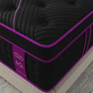 12/14 Inch Twin Full King Queen Mattress,  Memory Foam Pocket Spring Hybrid Mattress in a Box,with Provide Support and Improve Sleep Mattresses,Medium Firm