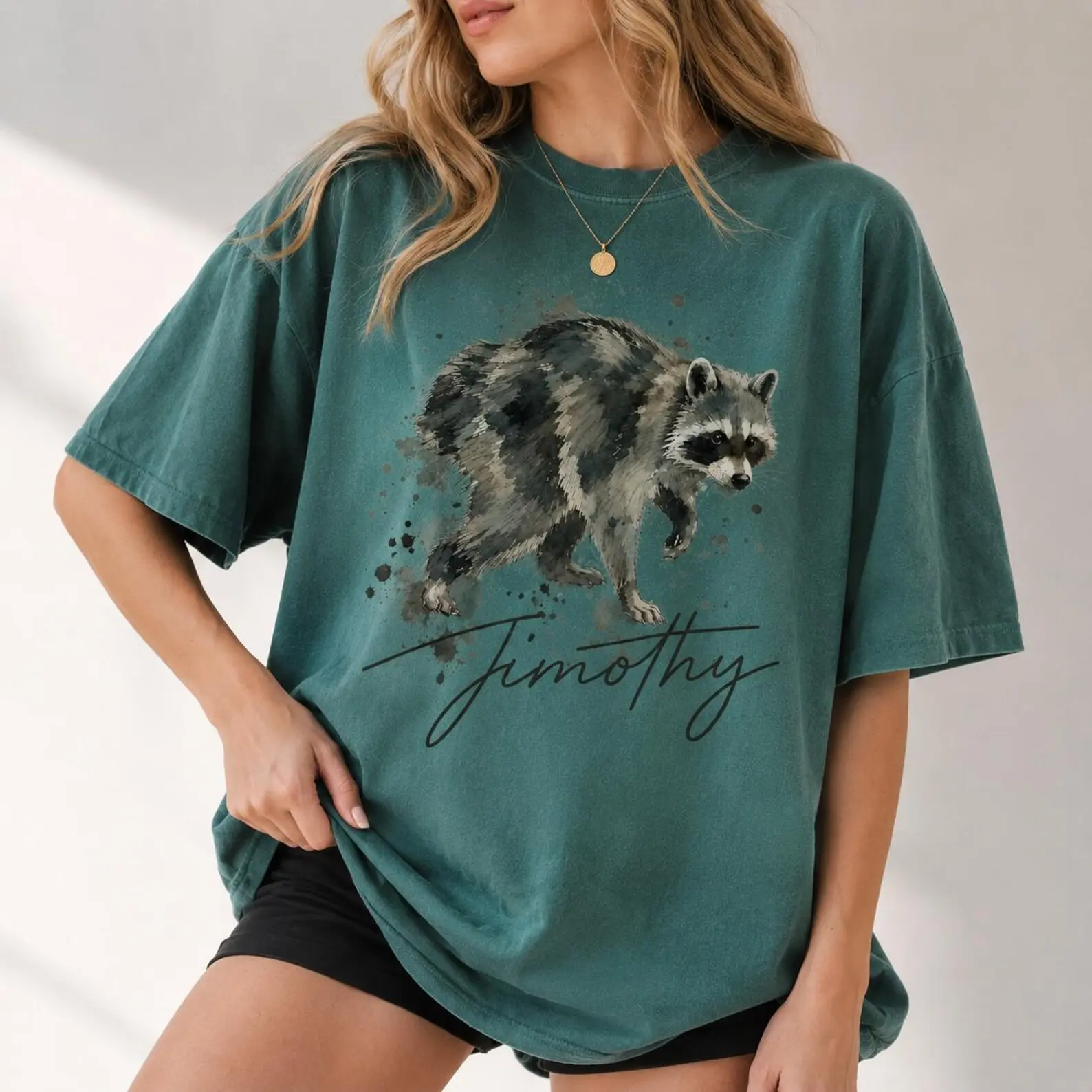 Jimothy Raccoon Comfort Colors Shirt, Funny Viral Raccoon Tee, Vintage Wildlife Graphic Shirt, Retro Trash Panda T-Shirt, Nature Lover Gift