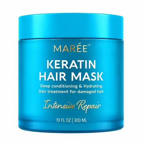 MARÉE Hair Mask for Dry & Damaged Hair – Deep Conditioning Treatment – Keratin – 10 fl oz
