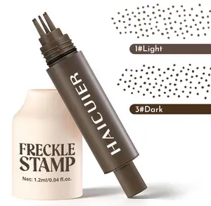 Freckle Stamp Pen, 5-Point Natural Fake Freckles Makeup Pen,Waterproof Faux Freckle Pen,Quick-Dry & Smudge-Proof Long-Wear, Easy to Create Realistic Freckle Look, Freckles Marker for Sunkissed Makeup,2 Vibrant Shades for All Skin Tones tiktokshopspringglo