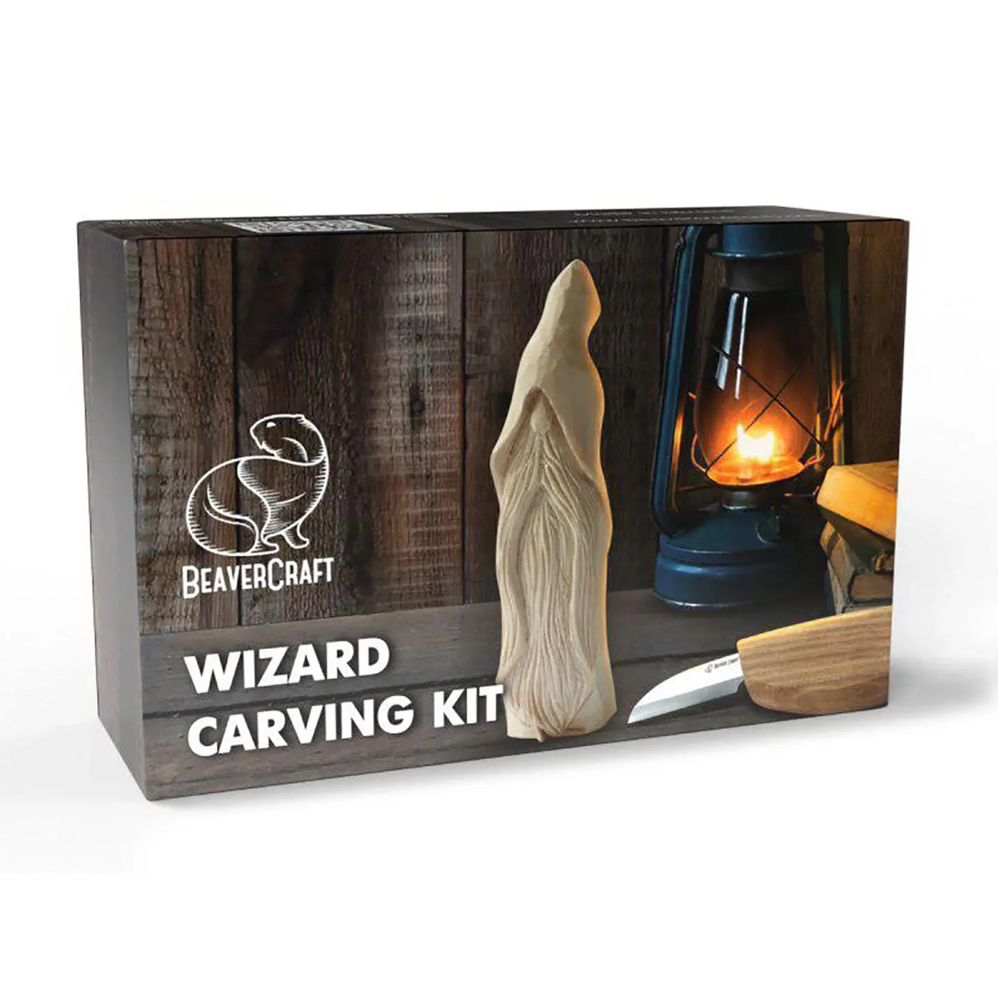 Wizard Carving Kit – Complete Starter Whittling Kit for Beginners – DIY03