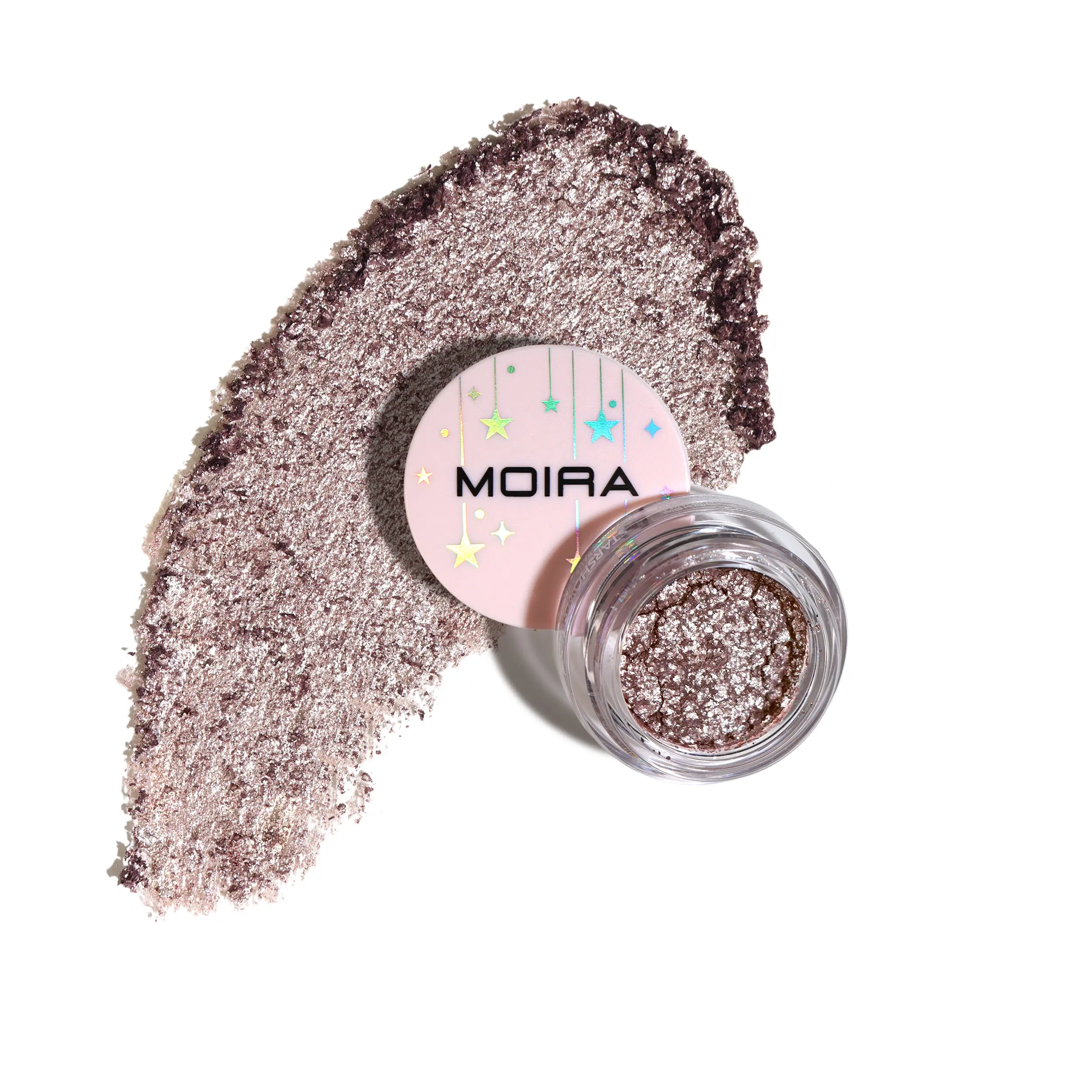 Moira Starshow Eyeshadow Pot — Shade Eureka — Vegan & Cruelty-free Opaque Metallic Brown Color