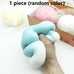 10cm Super Large Fluid Cheese Ball, Stress Relief Giant Fluid Ball, Big Slow Rebound Squeeze Toy, Surprise Gift, Birthday Gift, Christmas Gift