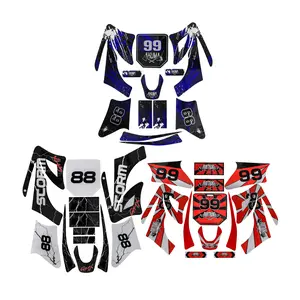 Stickers Decals Graphics Kit for Apollo Orion Plastics Atomik Dirt Pit Bike