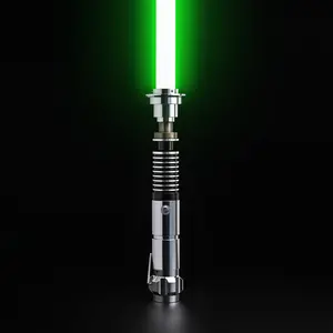 TXQ LSW V1 Lightsaber with 12 RGB Colors 16 Sound Fonts and Motion Control, Smooth Swing Force FX Dueling Light Saber for Christmas, Metal Hilt Jedi Cosplay Lightsaber Gift