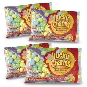 Lucky Charms Fluffy Marshmallow Snack, 4x 7 Oz. Bags Lucky Charms Fluffy Marshmallow Snack, 4x 7 Oz. Bags