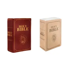 Bible Pillow, 2 Counts/set Faux Leather Bible Pillow, Party Gift for Girlfriend, Elderly, Co-worker, Home Decor & Festive Supplies, Stocking Christmas Stuffers 2024, Home Decorative Cushion