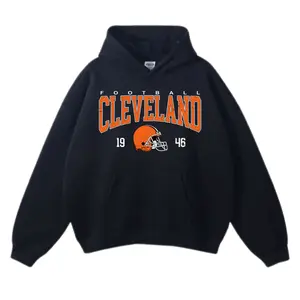 Vintage Cleveland Football Crewneck Hoodie, Cleveland Team Pullover Hoodie, Vintage Brownss.s Crewneck Hoodie, Brown Fan Apparel, Cleveland Football Game Day Hoodie, Cleveland Football Apparel, Cleveland Football Long sleeve Hoodie