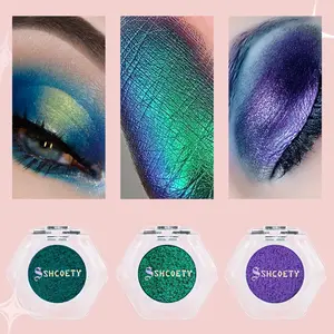 12-color optical chameleon eye shadow powder metallic light-sensitive high-gloss glitter sequins