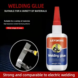 Strong Welding Glue 1pc/3pcs/50g, Fast Drying High Temperature Resistant Adhesive for Plastic Wood Metal Ceramic Rubber Leather Glass, DIY Multi-Purpose Glue