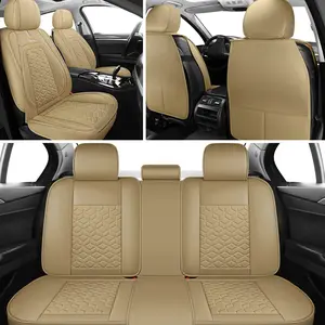 Waterproof Leather Car Seat Covers - Premium Protection for Your Car Seats with Sleek Stylish Design and Moisture Resistance