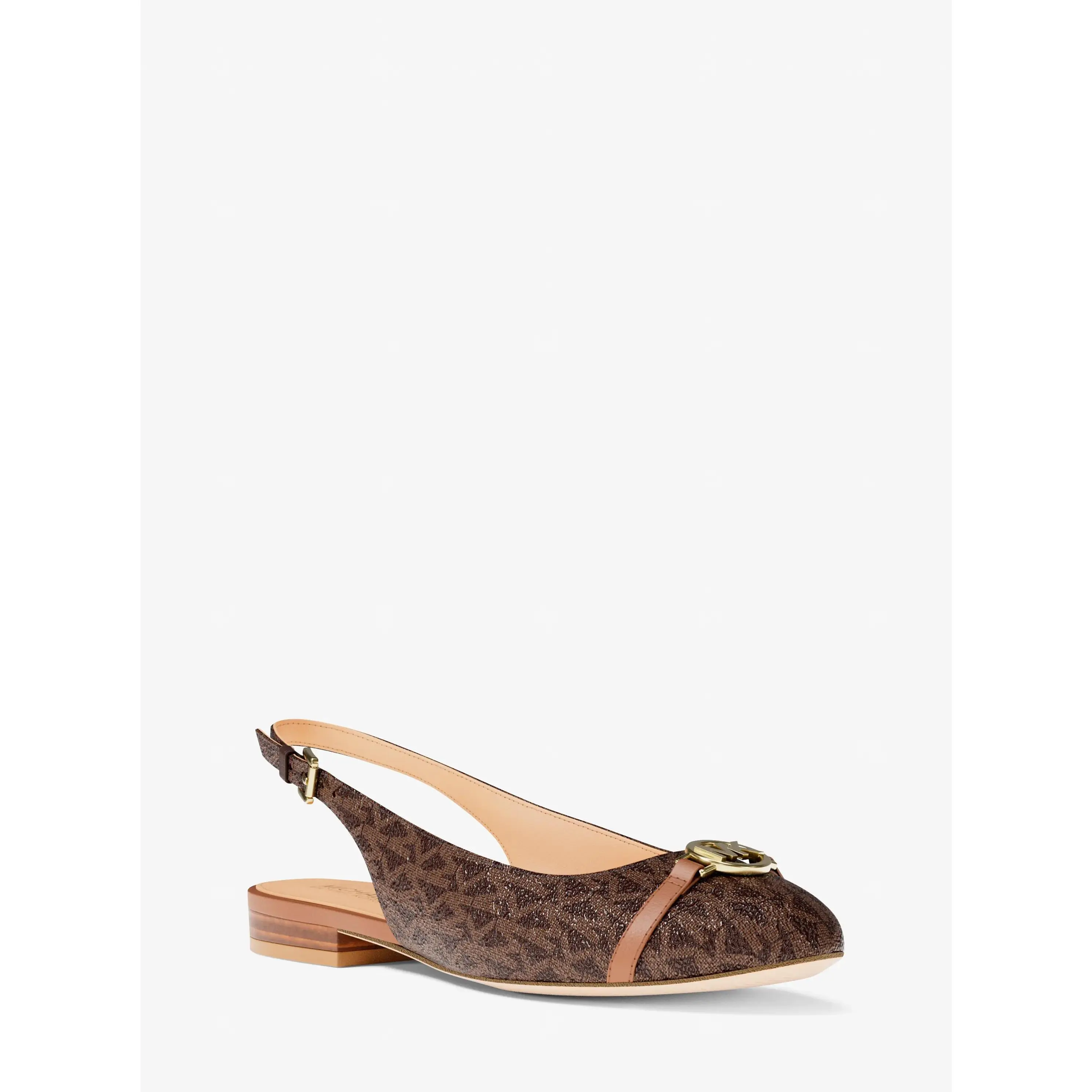 Dori Signature Logo Slingback Flat