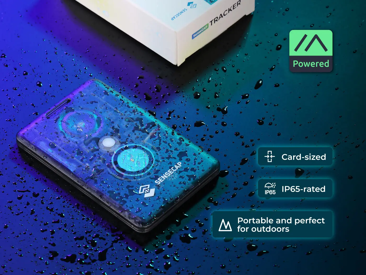 SenseCAP Card Tracker T1000-E for Meshtastic Asset Tracking Environmental Monitoring